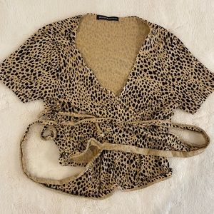 Brandt Melville tie-around crop